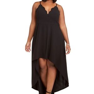 Speechless Scalloped High-Low Dress 2X